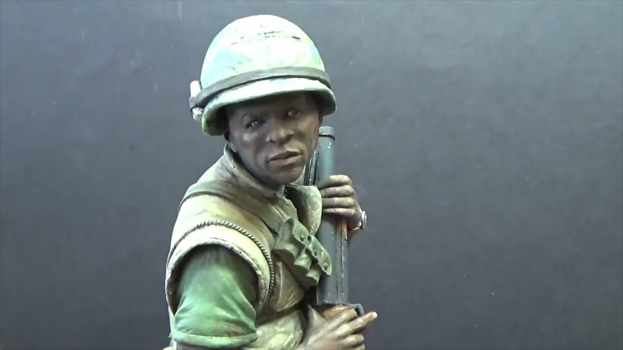 Final Reveal Of 1/9 Bust Marine M79 Grenadier Vietnam War
