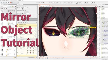 [Live2D tutorial] How to mirror an object (half the time it takes to rig eyes)