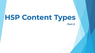 Moodle 4.1 - H5P Part2