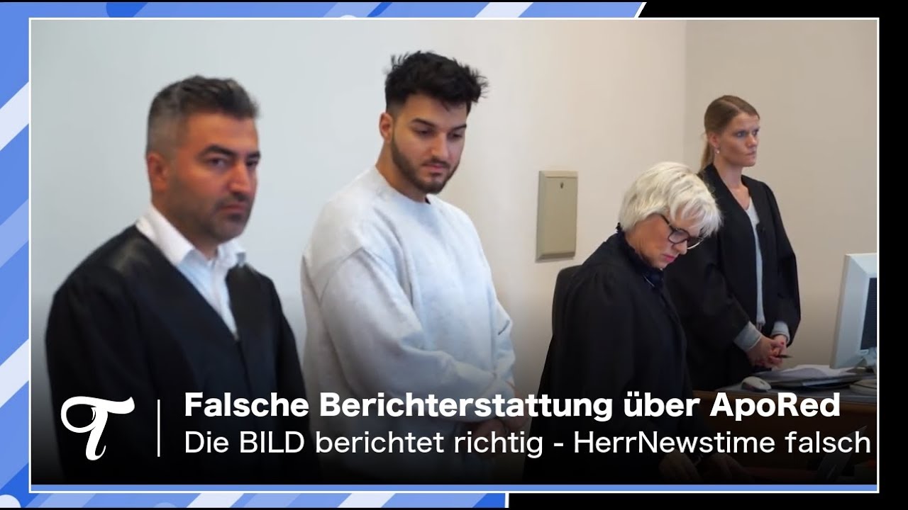 Wie nahezu alle Medien falsch über den ApoRed Gerichtsprozess berichten | derTomekk