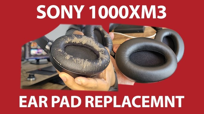 Dekoni Choice Suede replacement earpads for the Sony XM3 Noise Cancelling  Headphones