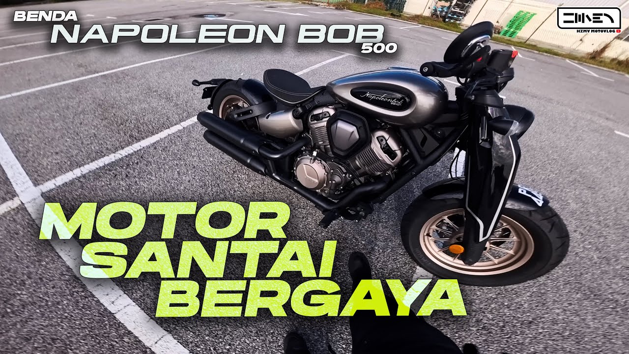 APA BENDA? MOTOR UNTUK ORANG SINGLE ! Benda Napoleonbob 500 | Insta360 Ace Pro 2 [4K]