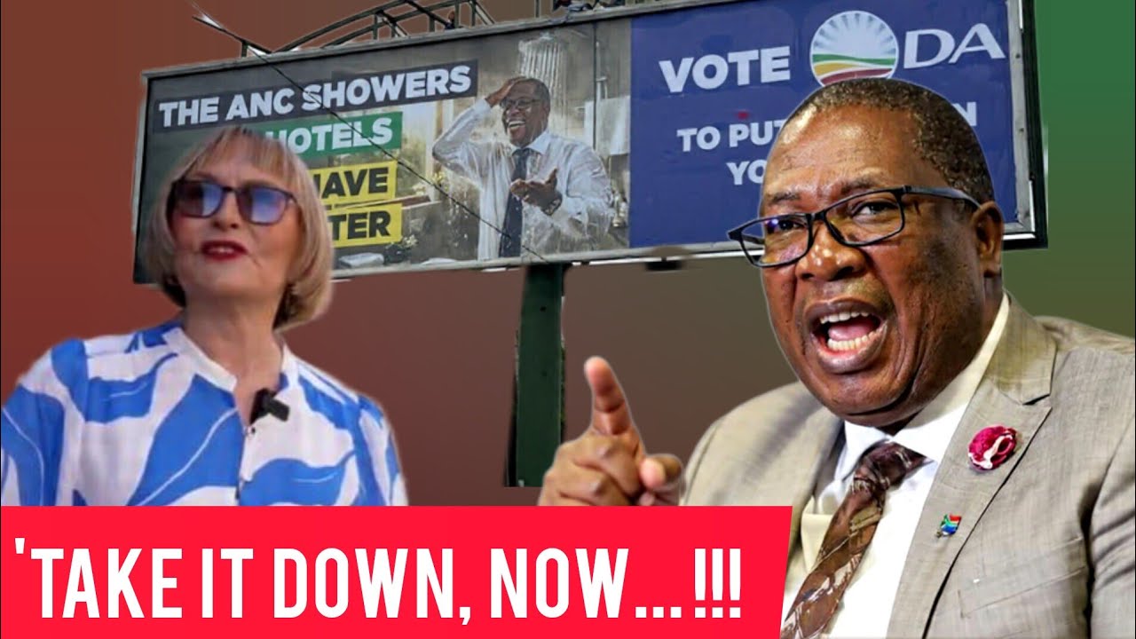 WATCH: Panyaza Lesufi FURIOUS About DA Billboard And Threatens To Sue: 