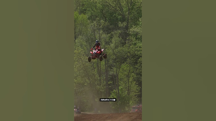 Biggest jump on an ATV?! 🚀 #ATVMX