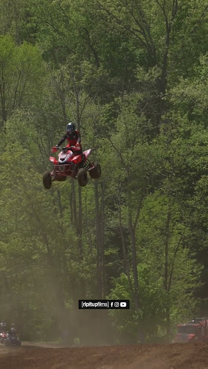 Biggest jump on an ATV?! 🚀 #ATVMX