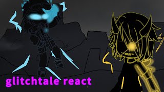 glitchtale react nightmare sans vs nightmare bendy