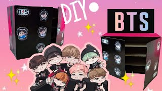 Manualidades K-POP BTS  Haz un Mini Organizador de CARTÓN Manualidades