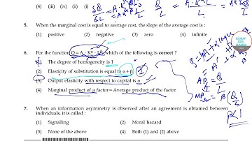 UGC NET 2018 solved paper 2 (Economics) #souravsirclasses