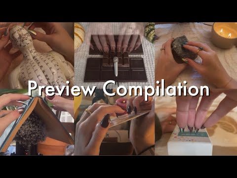 ASMR Preview Compilation Pt.2! No Talking, Quick Cuts ᵕ̈