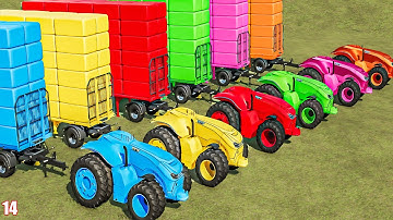 LOADER OF COLORS! CASE AUTONOMOUS TRACTORS & MEGA LOADERS! SILAGE BALING, LOAD! FS22