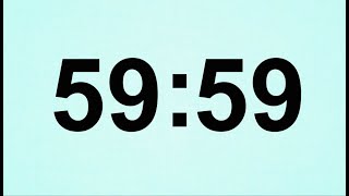 Hẹn giờ đếm ngược 60 phút || 60 Minutes Countdown Timer