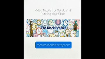 Tutorial for 31 Day Regulator Wall Clock - Set Up and Running Your Clock at Home