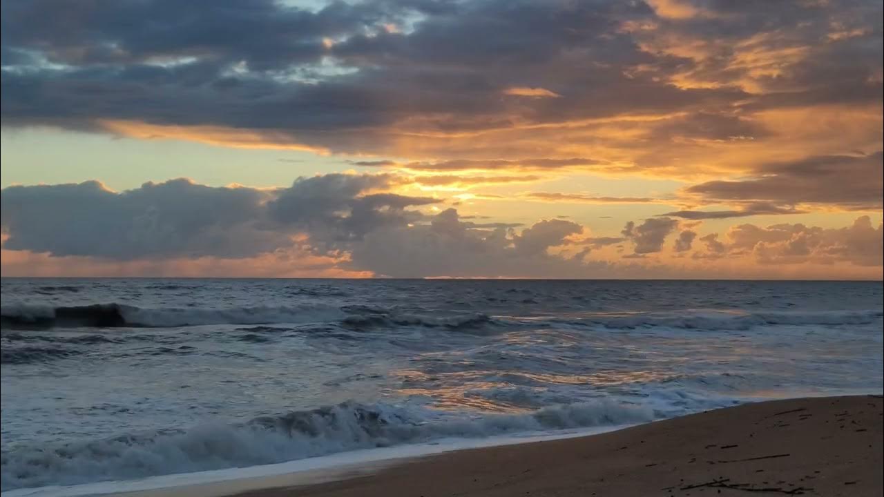 Beautiful Cloudy Sunrise November 4 2022 filmed in 8k YouTube