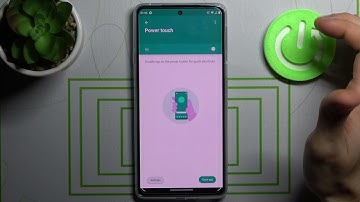 How to Customize Power Touch in MOTOROLA Edge 20 – Power Touch Options