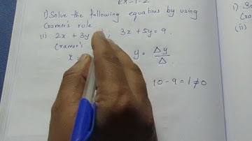 TN CLASS 12 BUSINESS MATHS MATRICES & DETERMINANTS EX 1.2 SUM 1(I)