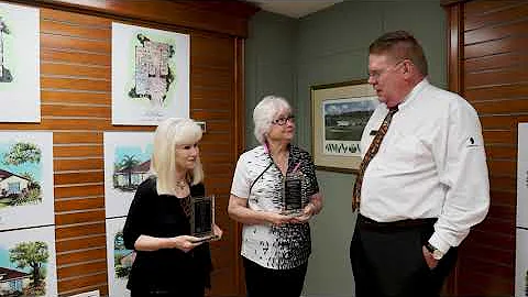 Awards for Mary Jane and Janet Pratt