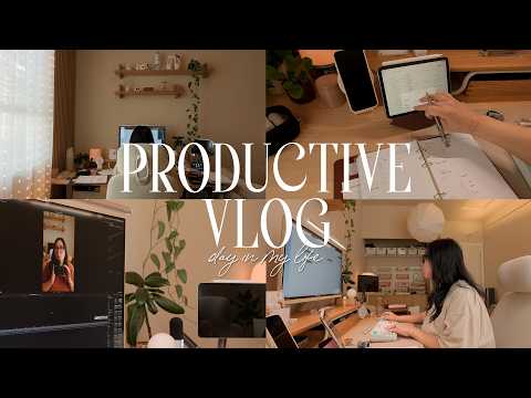 Productive Vlog | day in my life as a content creator, small business owner and mom 🫶