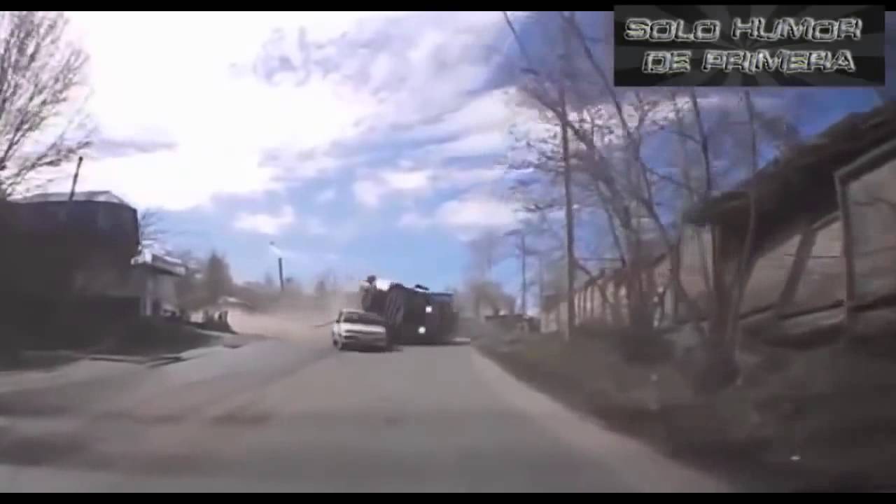 Choques de Autos Rusos Al Volante 2 YouTube