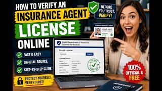 How to verify an insurance agent license online