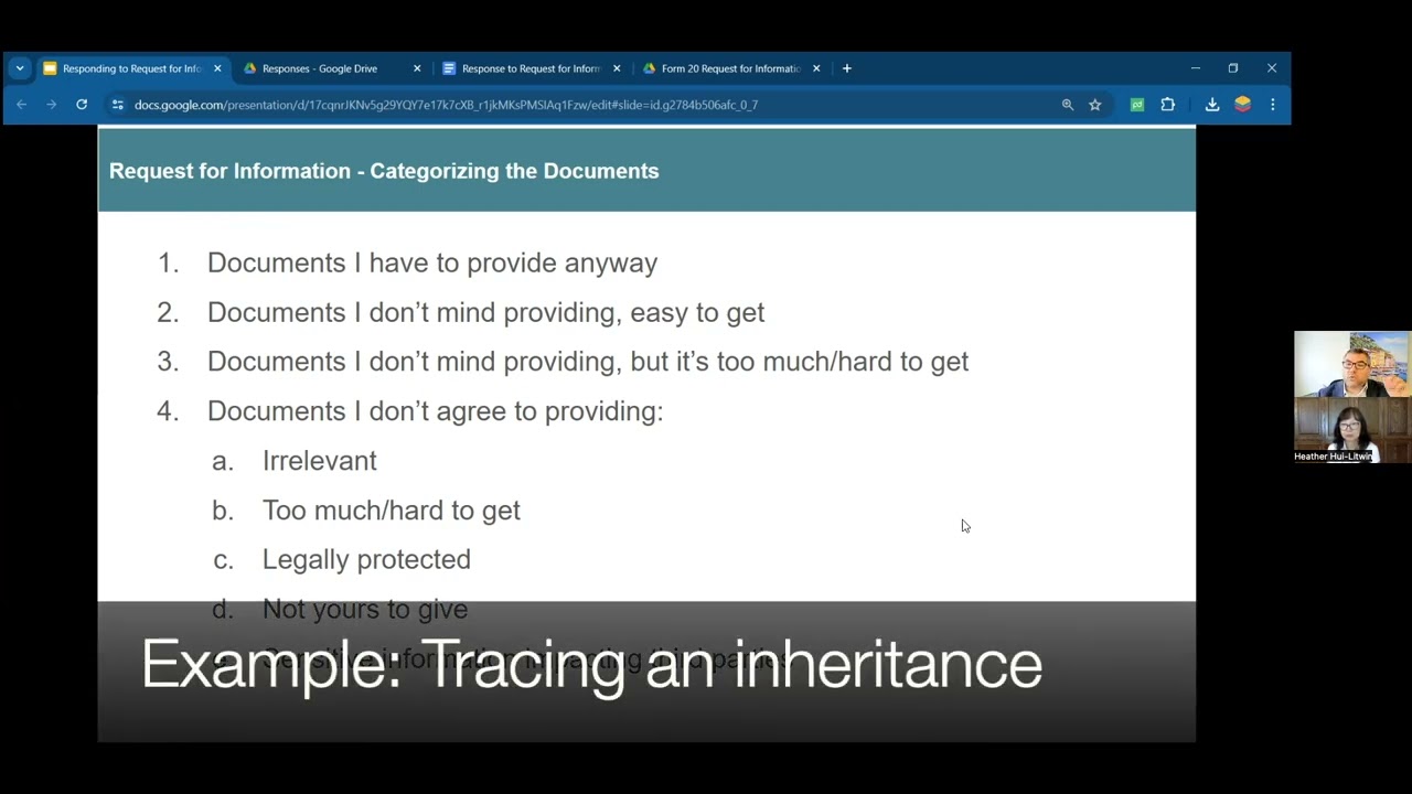 Respond to Request for Information part 2: Categorizing the documents