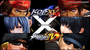 KOF XV - STANCE COMPARISON of TEAM IKARI with KOF XIV