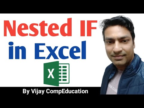 Excel Nested IF function | How to use nested if formula for checking ...