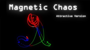 Chaos Simulation using 1000 Magnetic Pendulums (ATTRACTIVE VERSION)