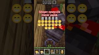 MİNECRAFT'TA MEZAR YAPTIK🪦🪦🪦🪦#minecraft #gaming #games #oyun #zombisavaşı #gaming