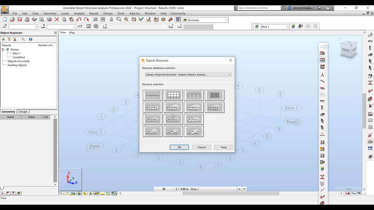 Robot Structural Analysis Uncovered - Part 2 - Modeling in RSA - YouTube