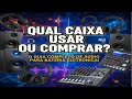 Caixa de som, monitor e outras coisas mais.