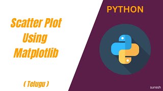 Scatter Plot using Matplotlib | Python | Telugu