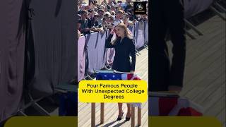 Four famous people with unexpected college degrees - The last one is SURPRISING