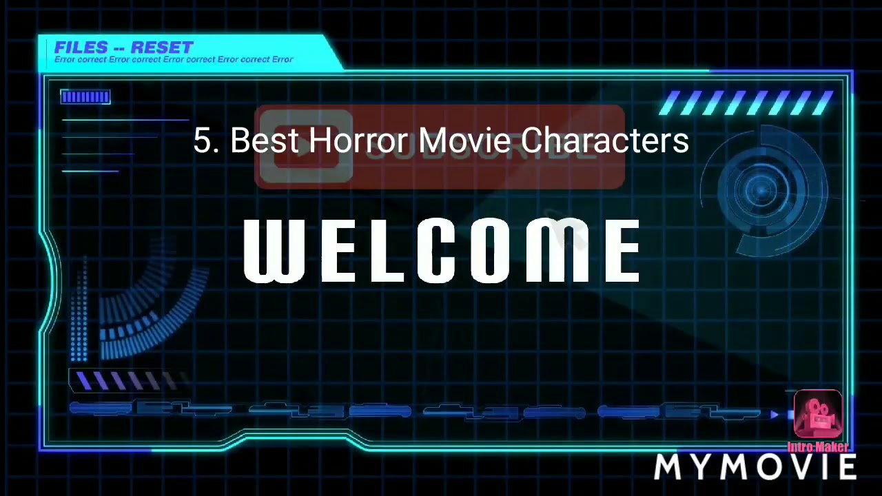 5 Best Horror Movie Characters - YouTube