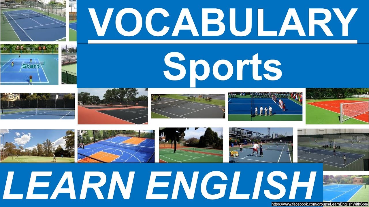 Learn English Vocabulary With Pictures Sports Vocabulary YouTube