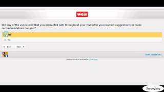 www.weisfeedback.com Weis Markets survey video by Surveybag