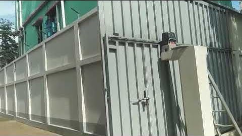 Automatic Gate for Industry in Bangladesh by Microtechbd system #gateautomation #microtechbd