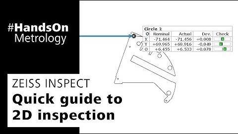 ZEISS INSPECT: Quick guide to 2D inspection