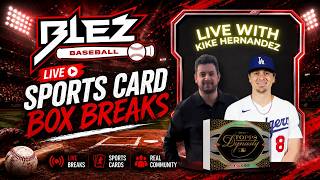 DYNASTY RELEASE W/ BACKER, KIKE HERNANDEZ, TEQUILA, & CORONAS?!⚾⚾⚾ #livebreaks #sportscards #mlb