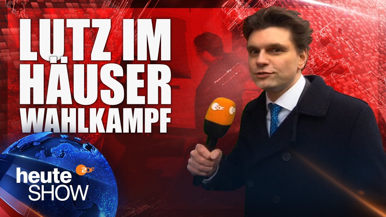 Lutz van der Horst begleitet die Grünen im Wahlkampf | heute-show vom 17.03.2017