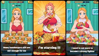 Food Fighter Clicker: Mukbang game Mobile Gameplay Android screenshot 1