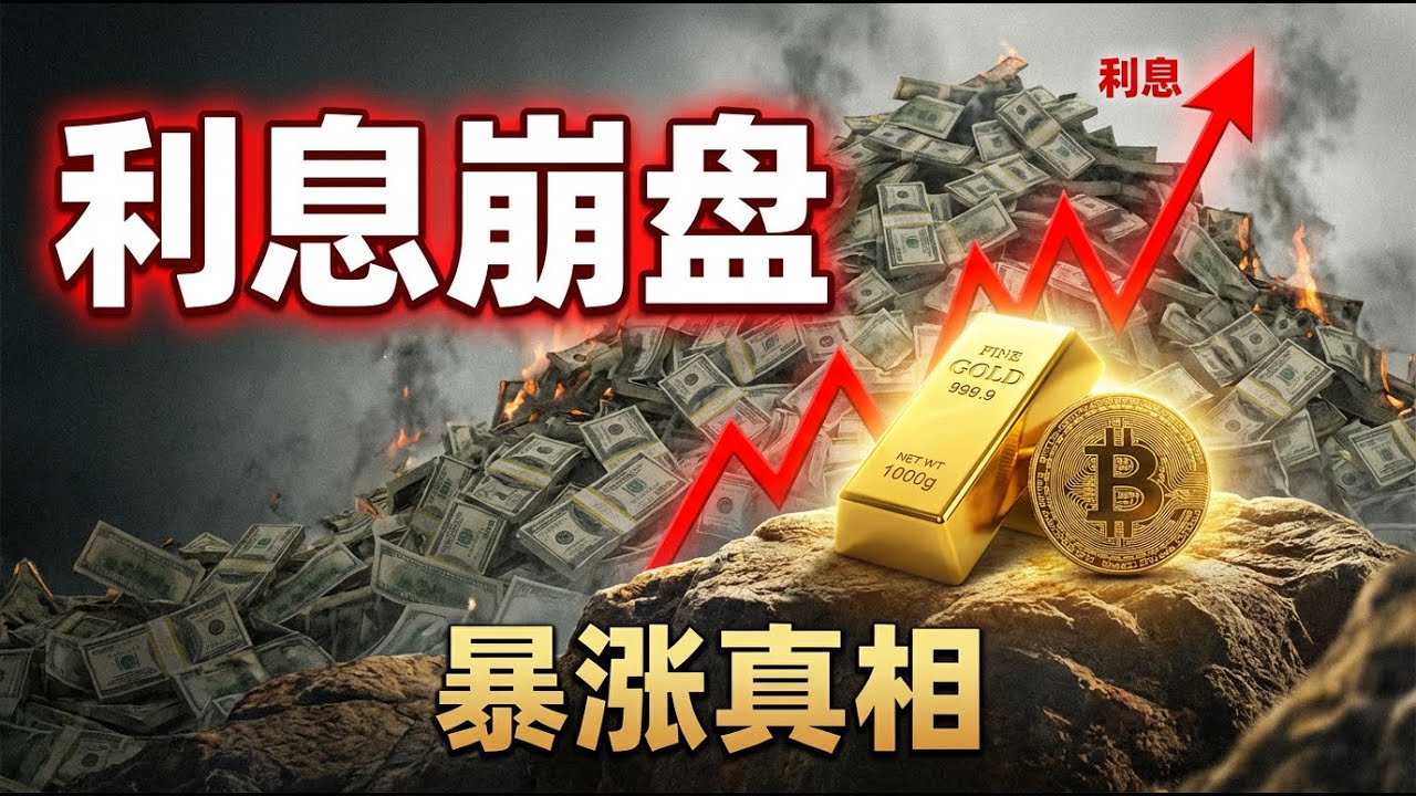 全球政府越来越付不起利息——这就是黄金和比特币同时暴涨的底气