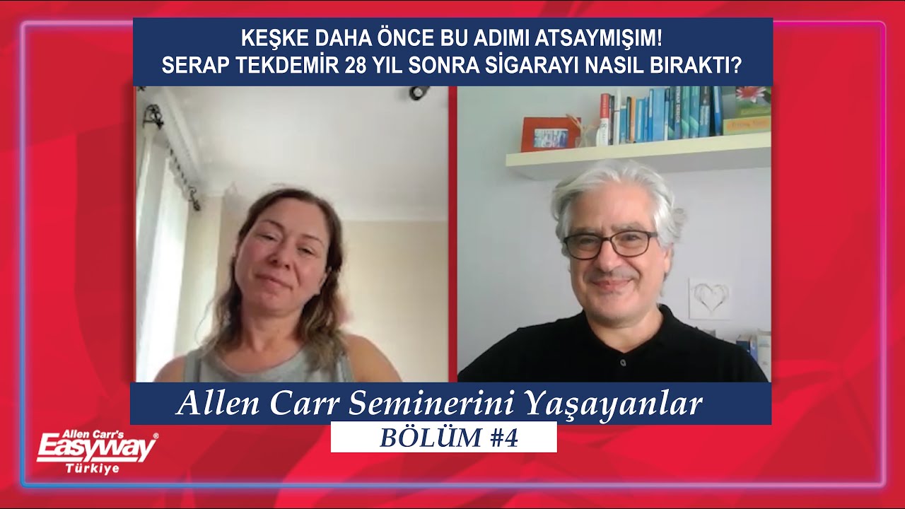 Sigarayı Bırakmak İçin ALLEN CARR SEMİNERİNİ YAŞAYANLAR #sigaranasılbırakılır #allencarrsemineri