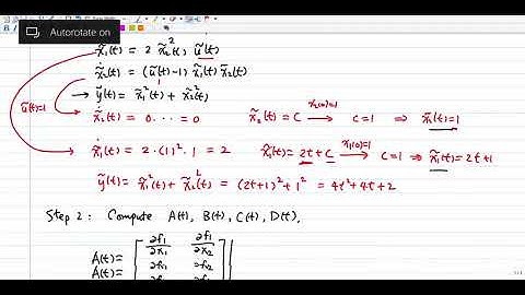 Linearization of nonlinear systems