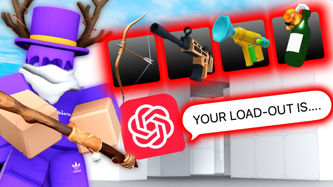 Pro Rivals Load Out I Let AI CHOOSE MY LOADOUT for 24 HOURS in Roblox Rivals! - YouTube