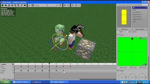 Mine-imator Tutorial: Items Skins and Camera 2