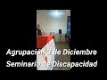 Laura Cartuccia en el Seminario de Discapacidad en el PJ