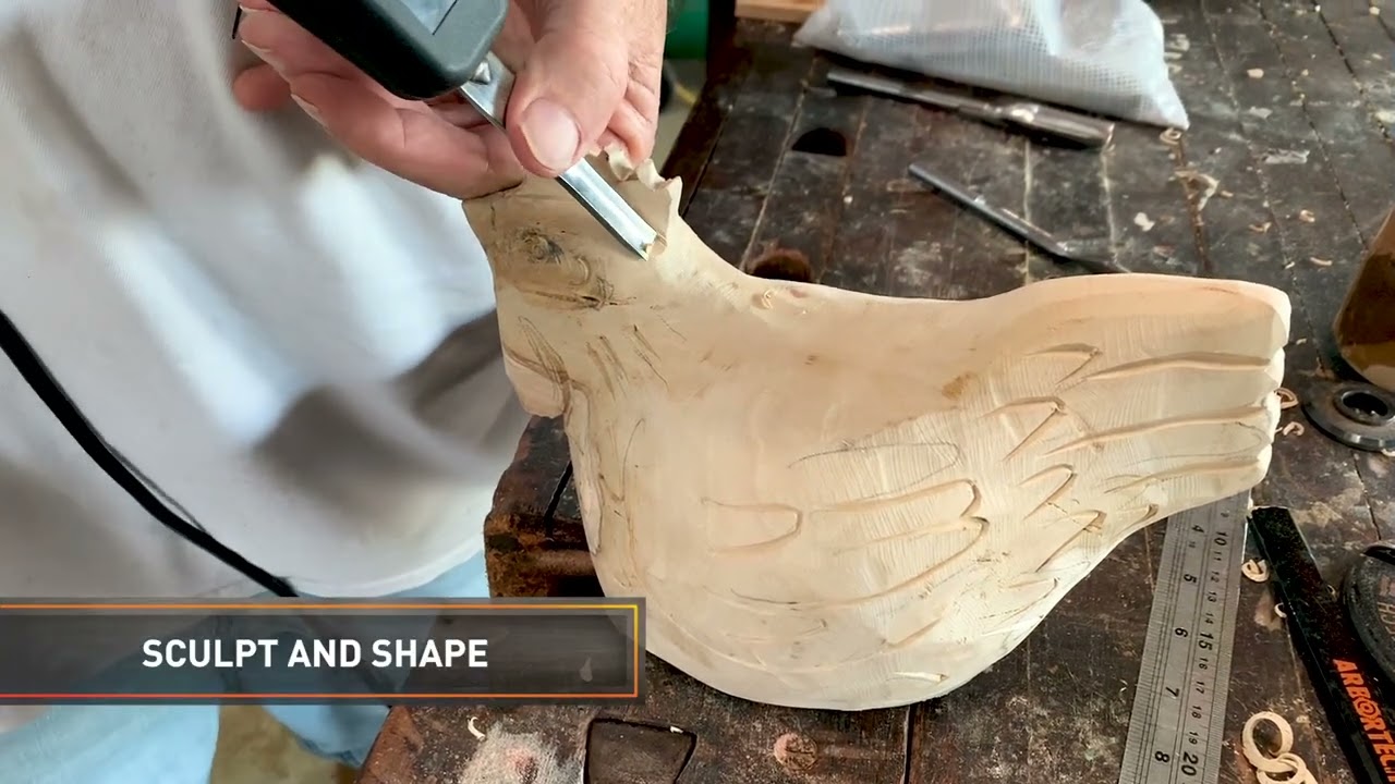 Kit Intaglio Legno Arbortech Per Smerigliatrice - Sistema Di Precisione Con 4 Accessori - Foto 5