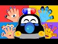 Finger family storysong police car dracula shark dino  nursery rhymes  kids songs