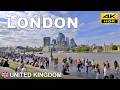 London – Exploring the Financial District &amp; Iconic Landmarks on Foot | UK 🇬🇧 Jul 2025 [4K HDR]