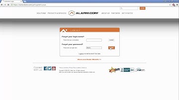 Alarm com Forgot Password